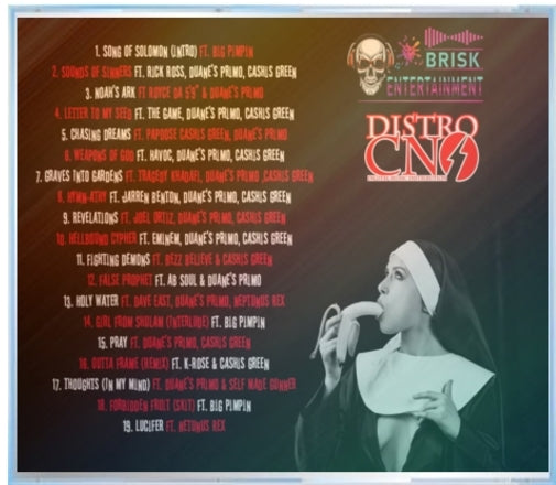 Dj Brisk Thots & Prayers Physical cd