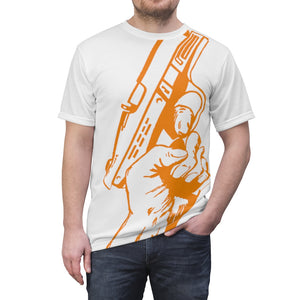 Loaded Orange & White T