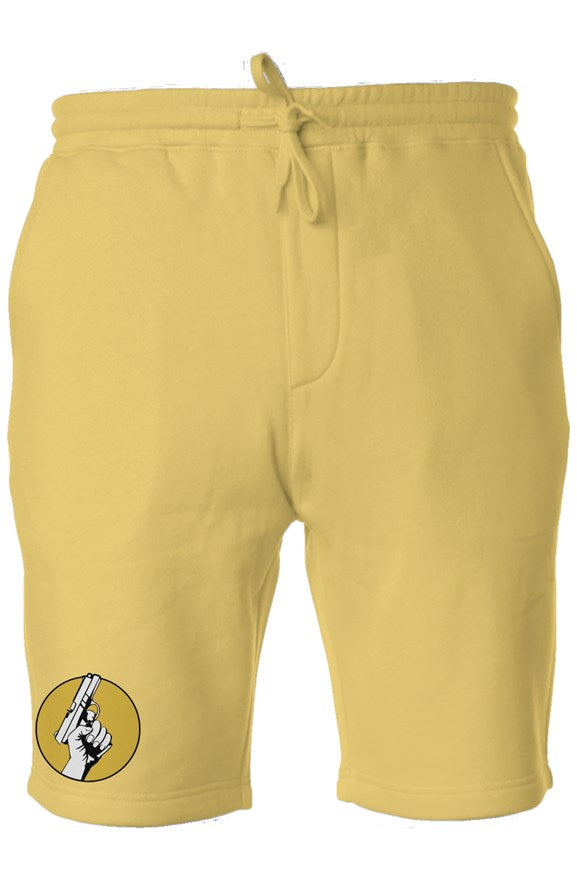 CNO Embroidered Fleece Shorts (Metallic Gold)