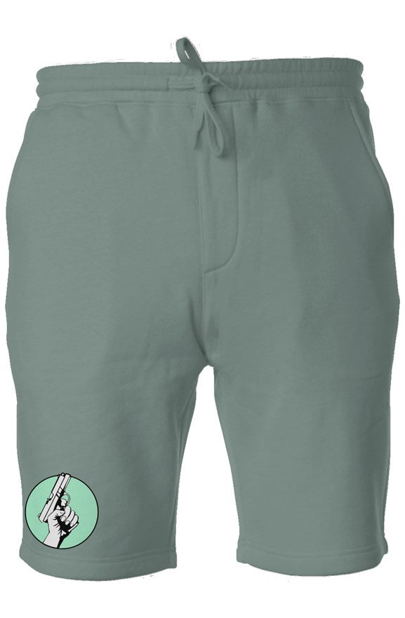 CNO Embroidered Fleece Shorts (Seafoam Green) 