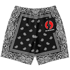 CNO Bandana Print Shorts (Black)