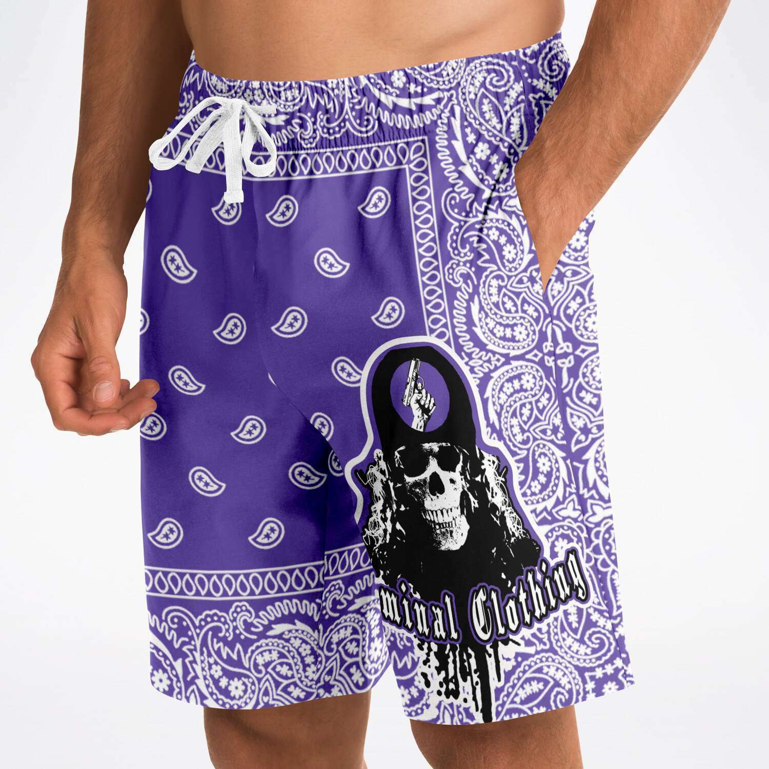 Purple Bandana Shorts – @thesixthboroughclothing
