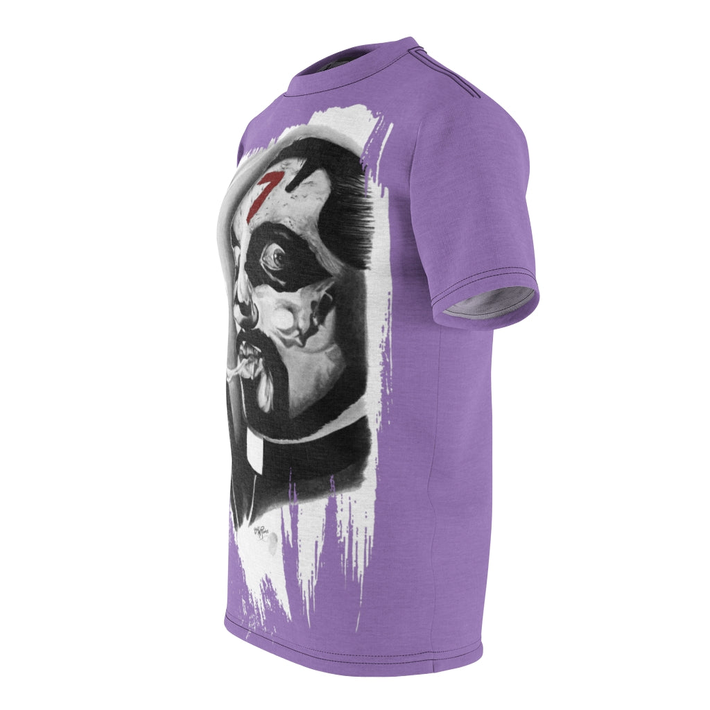 Apocalyptic Preacher Purple T (Large Logo)