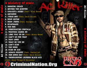 AC Killer "A Ministry of Music" Digital Album