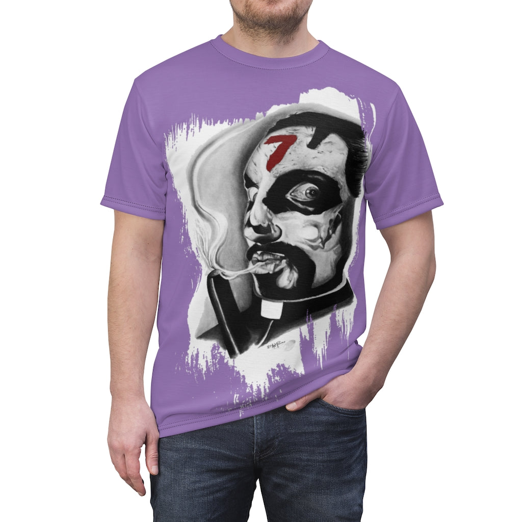 Apocalyptic Preacher Purple T (Large Logo)