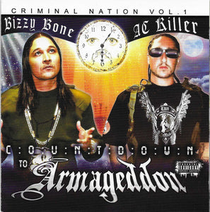 Vol. 1 - Bizzy Bone & AC Killer - Countdown To Armageddon Physical Cd With Bonus Disc (Vol 1)