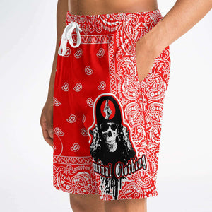 CNO Bandana Print Shorts 2 (Red)