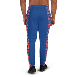 CNO Red on Blue Joggers