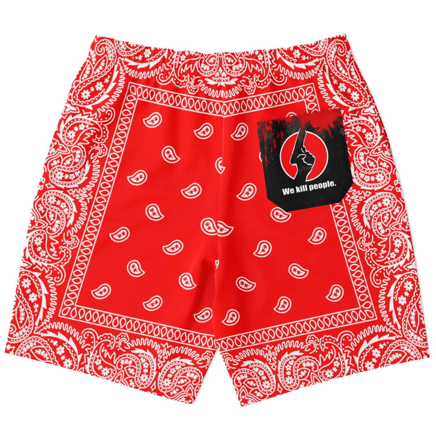 CNO Bandana Print Shorts 2 (Red)