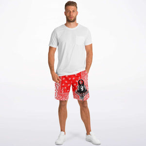 CNO Bandana Print Shorts 2 (Red)