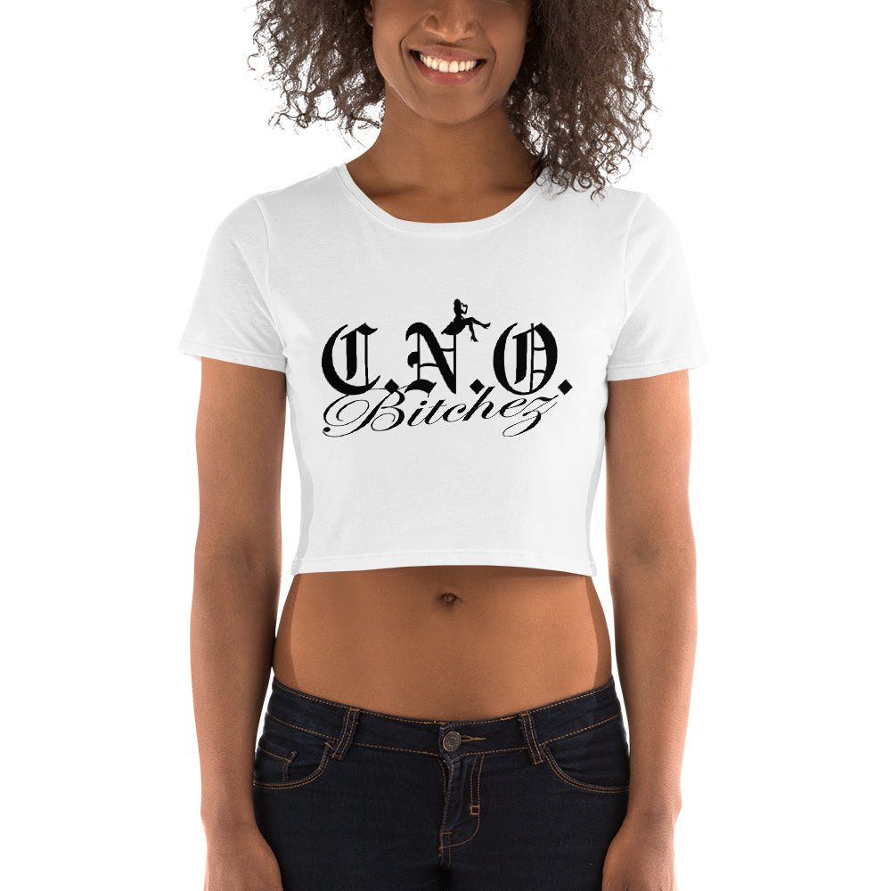 CNO Bitchez Crop Tee (Black Text)